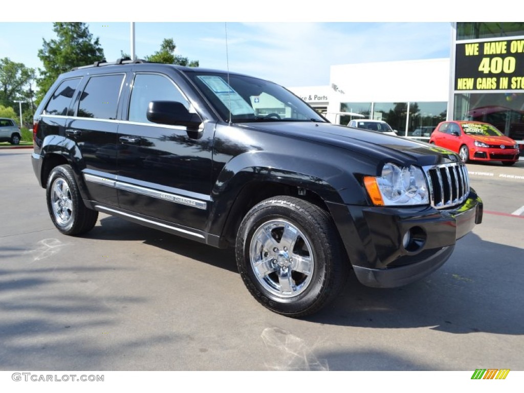 2006 Grand Cherokee Limited - Black / Medium Slate Gray photo #7