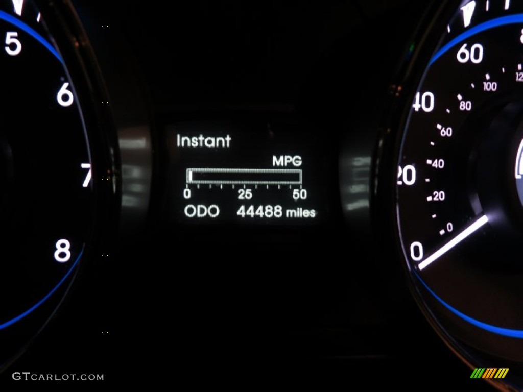 2011 Sonata Limited 2.0T - Indigo Blue Pearl / Gray photo #24