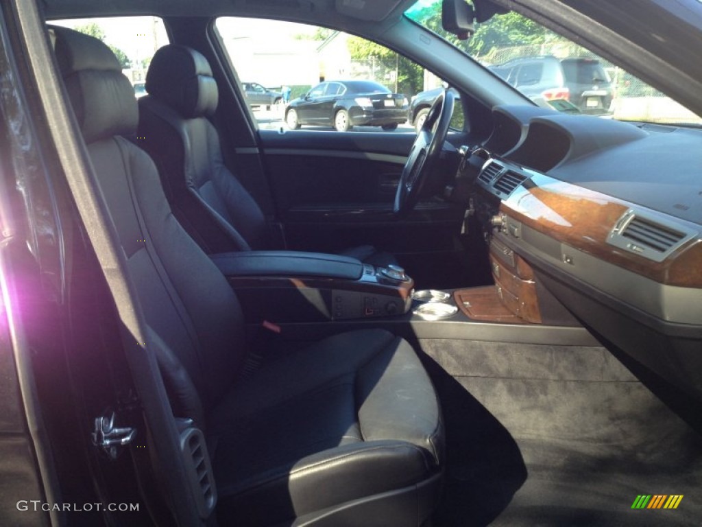 2003 7 Series 745Li Sedan - Jet Black / Black/Black photo #28