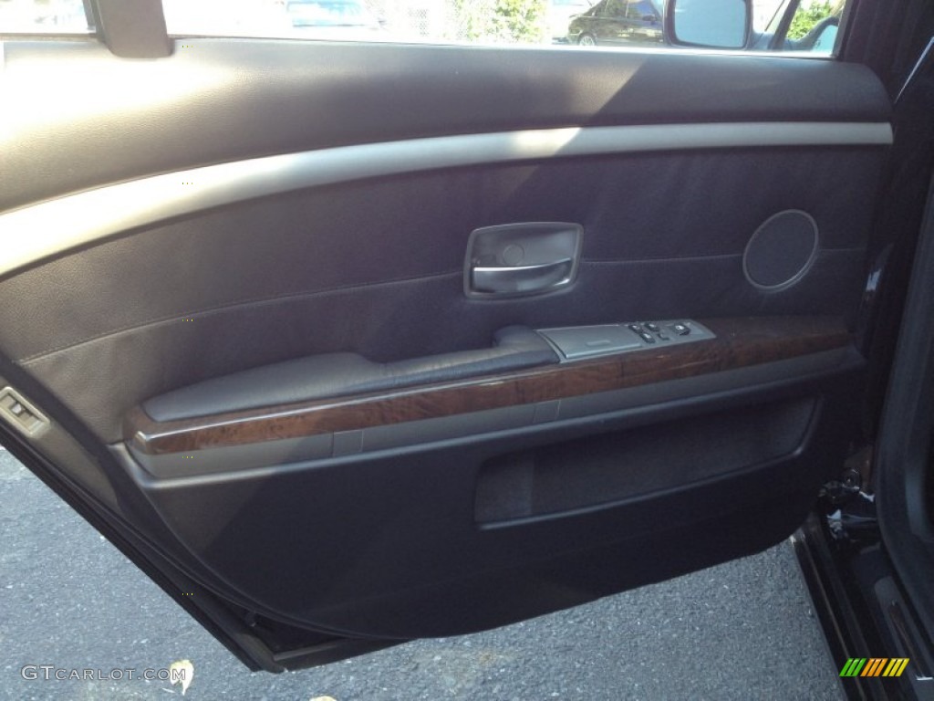 2003 7 Series 745Li Sedan - Jet Black / Black/Black photo #32