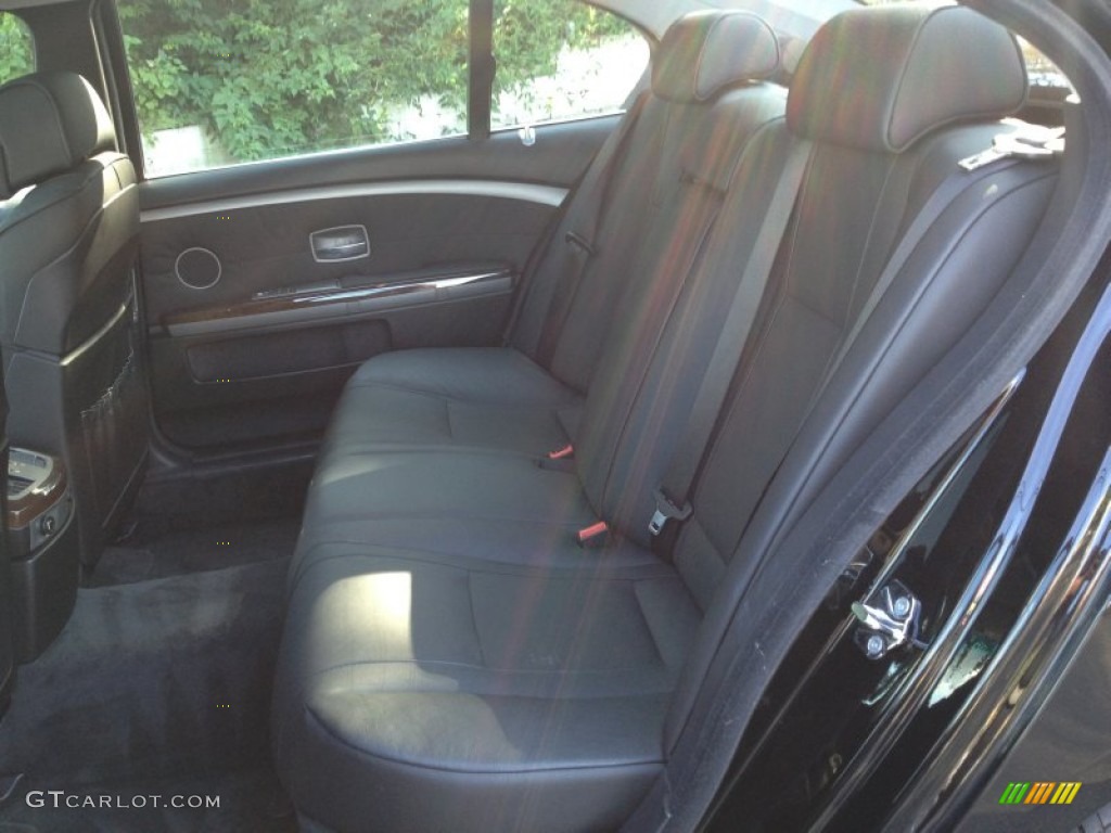 2003 7 Series 745Li Sedan - Jet Black / Black/Black photo #33