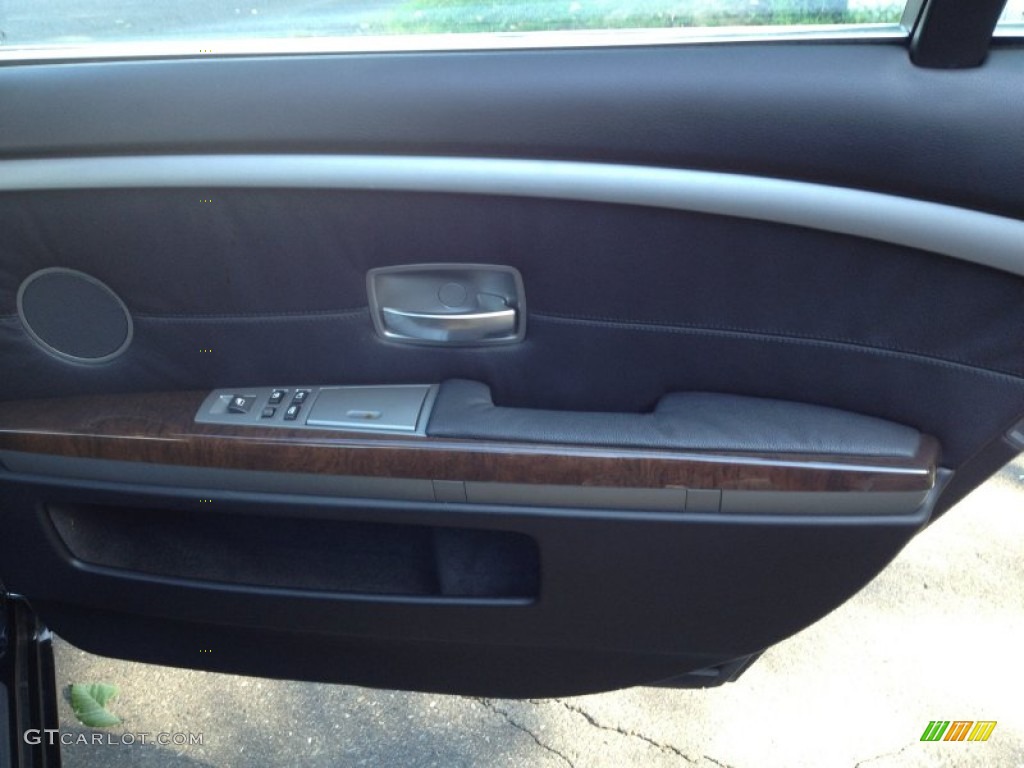 2003 7 Series 745Li Sedan - Jet Black / Black/Black photo #34