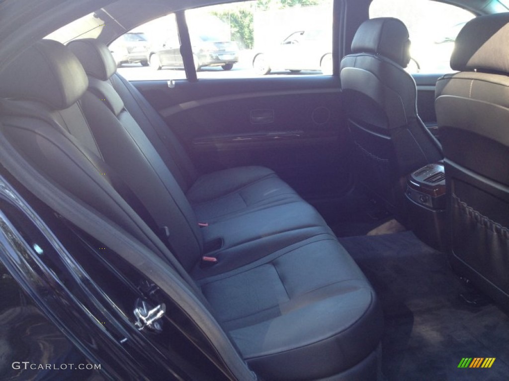 2003 7 Series 745Li Sedan - Jet Black / Black/Black photo #37