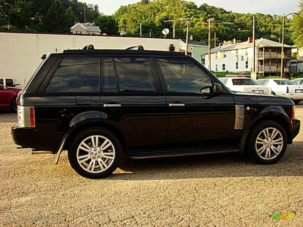 2009 Range Rover Supercharged - Santorini Black Metallic / Jet Black/Jet Black photo #9