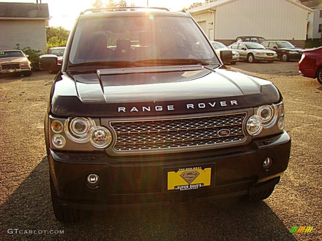 2009 Range Rover Supercharged - Santorini Black Metallic / Jet Black/Jet Black photo #15