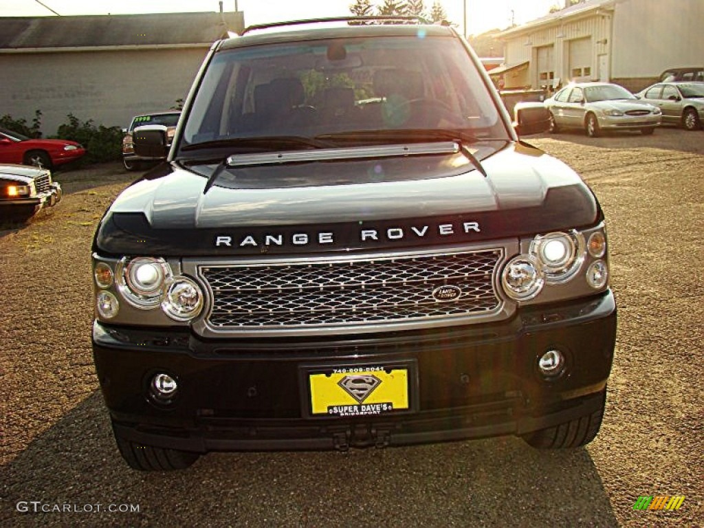 2009 Range Rover Supercharged - Santorini Black Metallic / Jet Black/Jet Black photo #16