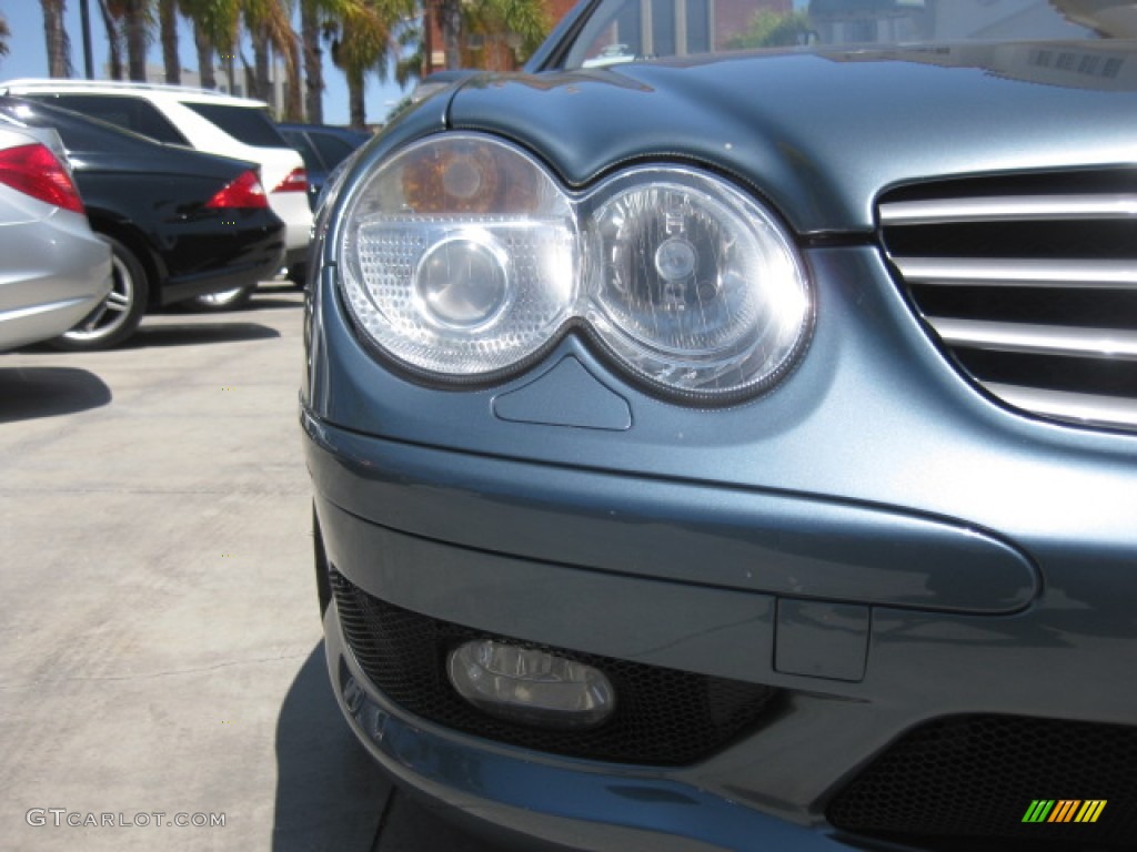 2005 SL 500 Roadster - Aegean Blue Metallic / Ash photo #22