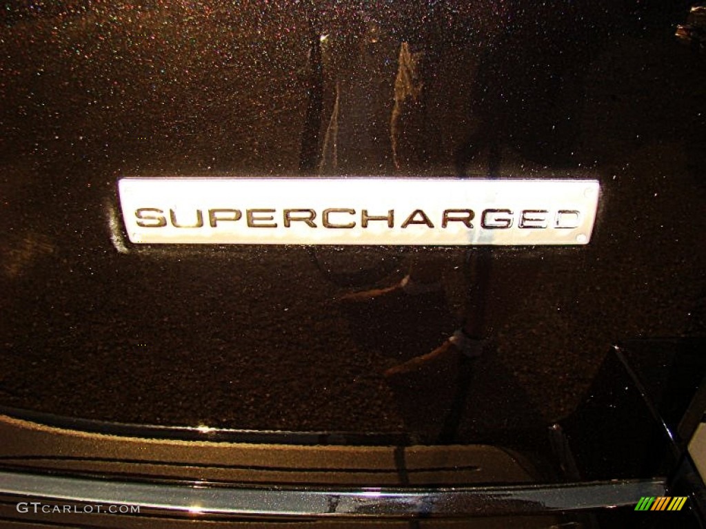 2009 Range Rover Supercharged - Santorini Black Metallic / Jet Black/Jet Black photo #37