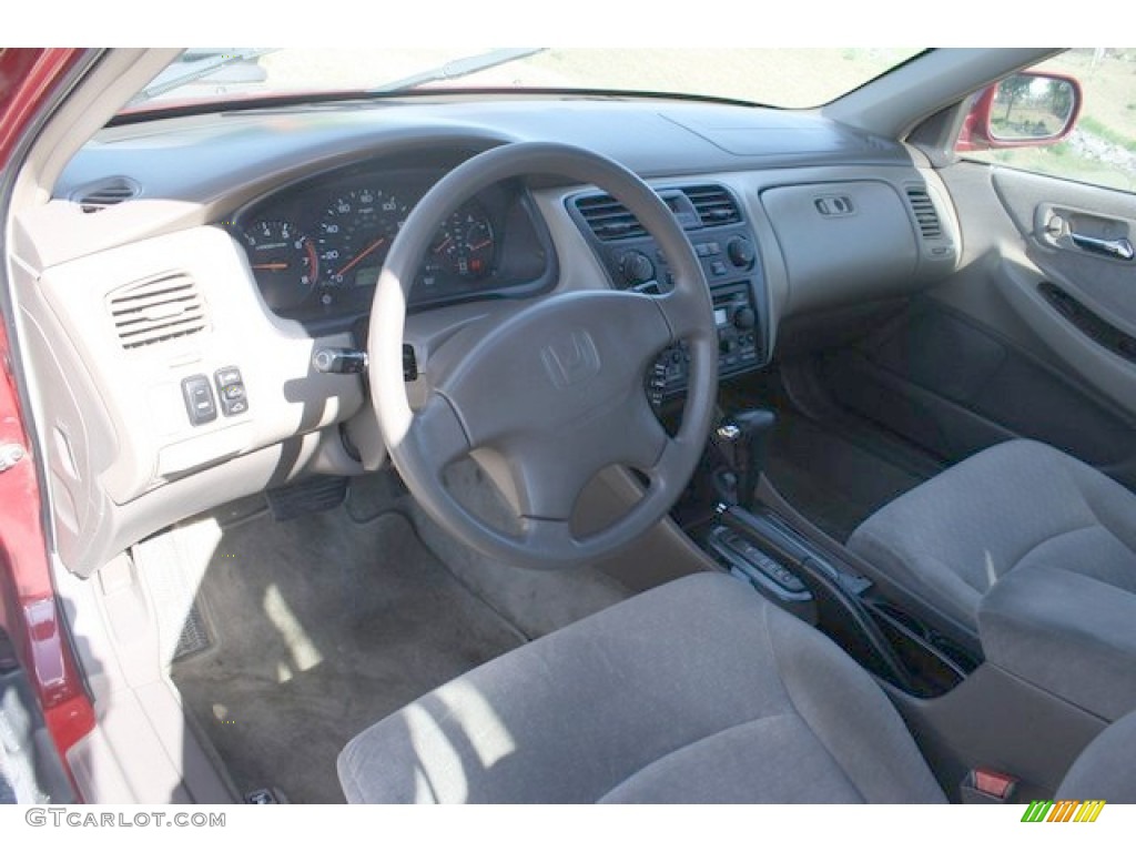 2002 Accord SE Sedan - Firepepper Red Pearl / Ivory photo #5