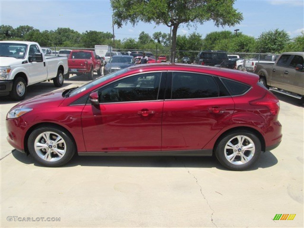 Ruby Red 2014 Ford Focus SE Hatchback Exterior Photo #84207164