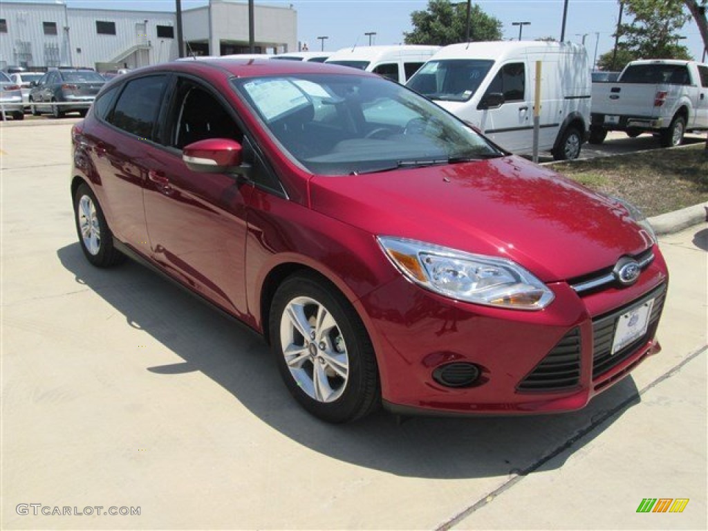 Ruby Red 2014 Ford Focus SE Hatchback Exterior Photo #84207220