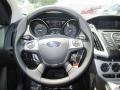 Charcoal Black 2014 Ford Focus SE Hatchback Steering Wheel