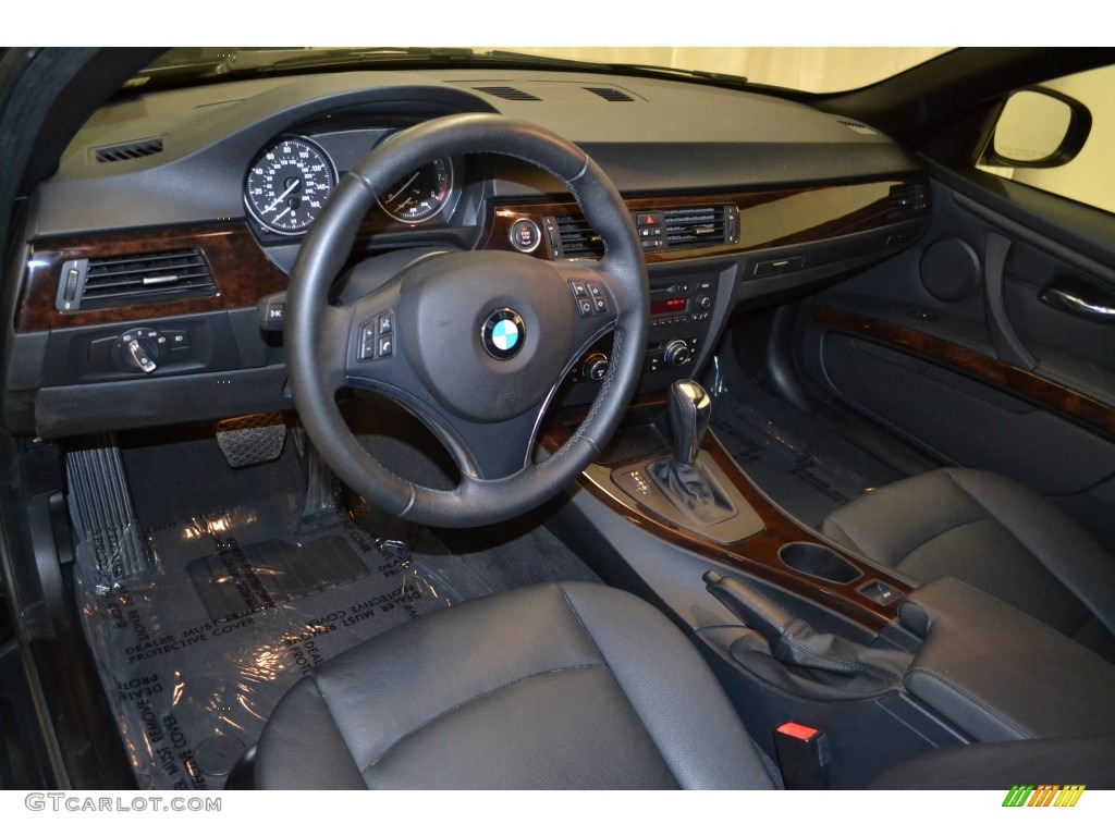 2010 3 Series 335i Convertible - Jet Black / Black photo #9