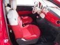 Tessuto Rosso/Avorio (Red/Ivory) Interior Photo for 2012 Fiat 500 #84208538