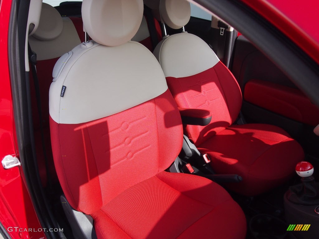 2012 Fiat 500 Pop Front Seat Photo #84208562