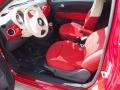 Tessuto Rosso/Avorio (Red/Ivory) Interior Photo for 2012 Fiat 500 #84208625