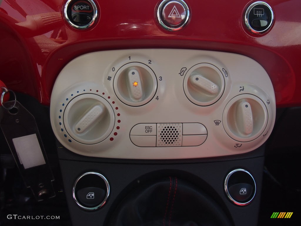 2012 Fiat 500 Pop Controls Photo #84208688