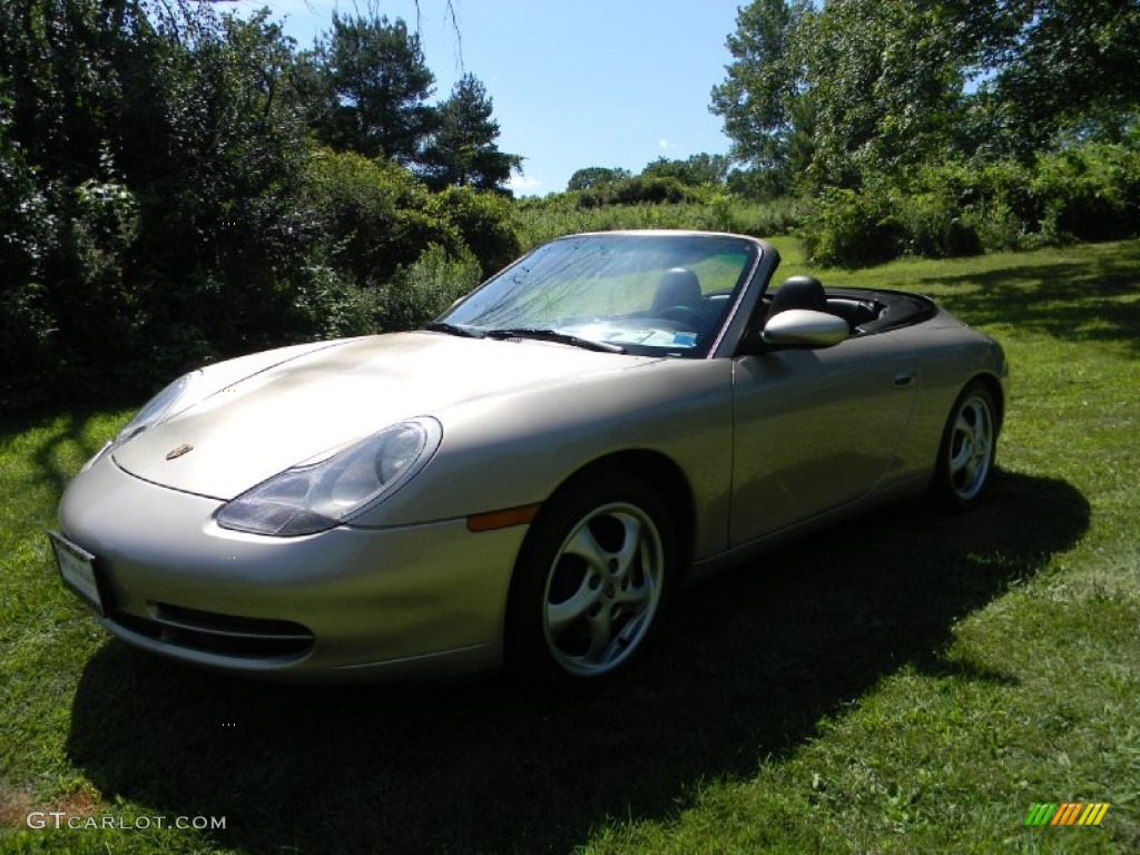 2000 911 Carrera Cabriolet - Mirage Metallic / Black photo #1