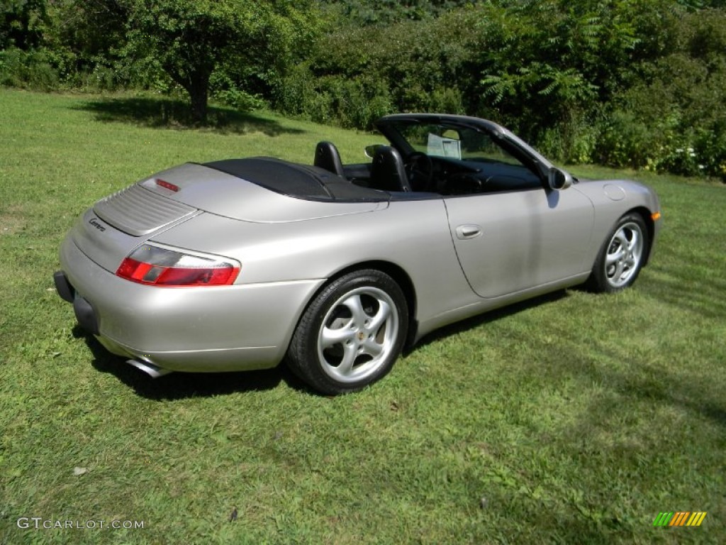 2000 911 Carrera Cabriolet - Mirage Metallic / Black photo #11