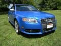 2008 Sprint Blue Pearl Effect Audi S4 4.2 quattro Avant  photo #7