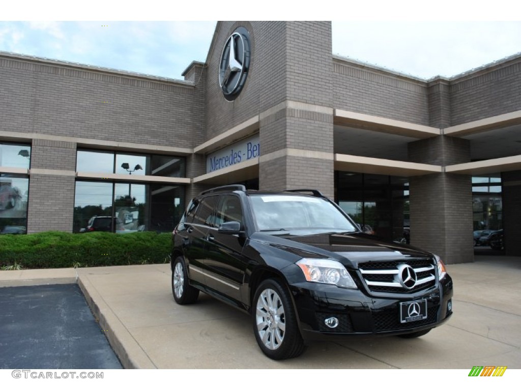 Black 2011 Mercedes-Benz GLK 350 4Matic Exterior Photo #84210231