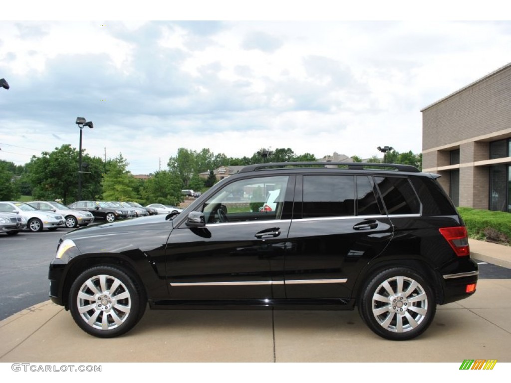 Black 2011 Mercedes-Benz GLK 350 4Matic Exterior Photo #84210236