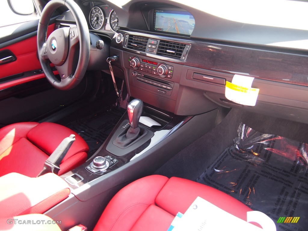 2011 3 Series 328i Convertible - Mineral White Metallic / Coral Red/Black Dakota Leather photo #5