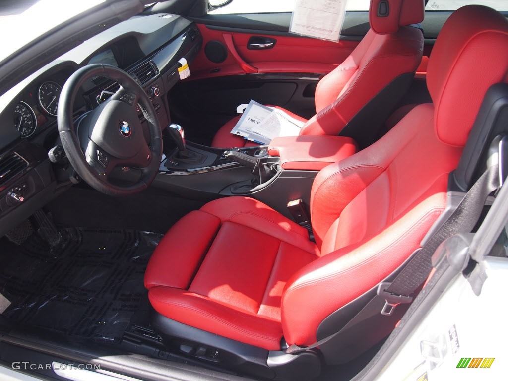 2011 3 Series 328i Convertible - Mineral White Metallic / Coral Red/Black Dakota Leather photo #12