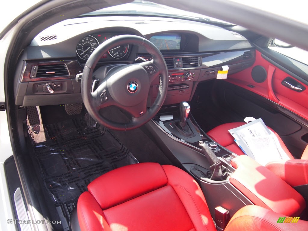 2011 3 Series 328i Convertible - Mineral White Metallic / Coral Red/Black Dakota Leather photo #13