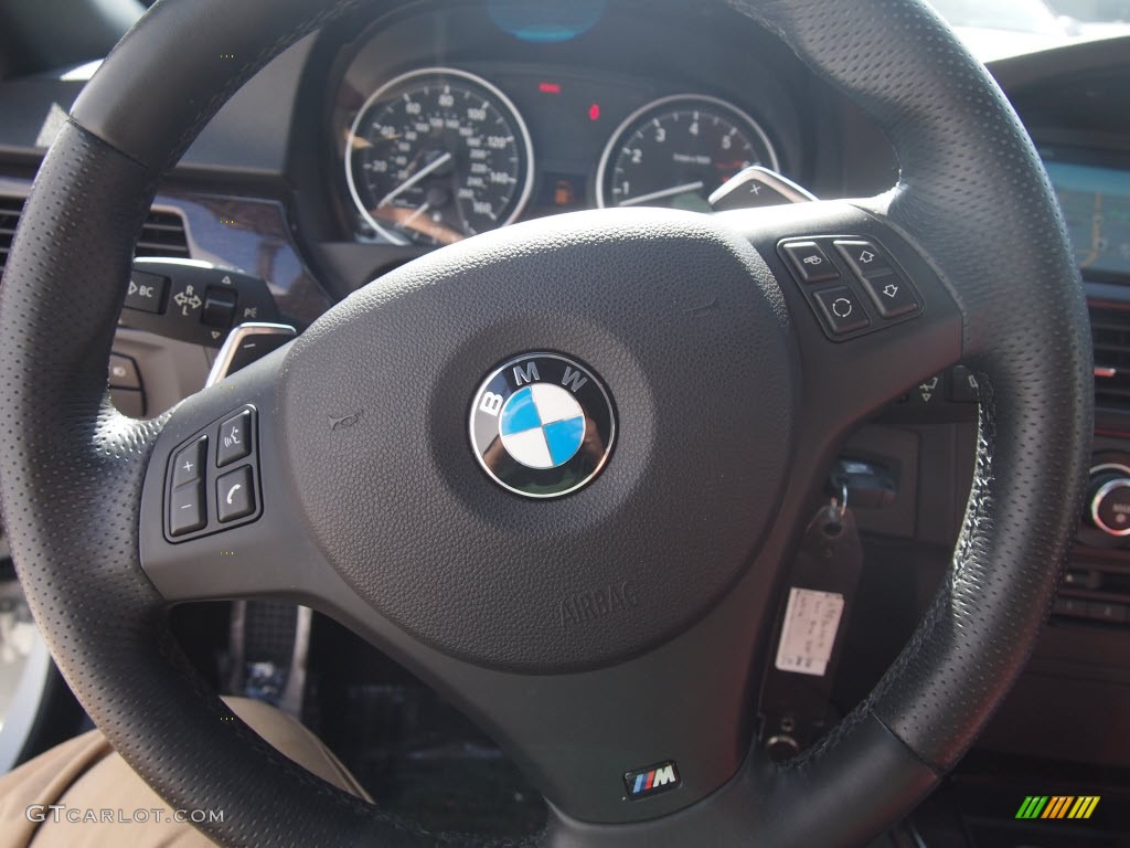 2011 3 Series 328i Convertible - Mineral White Metallic / Coral Red/Black Dakota Leather photo #17
