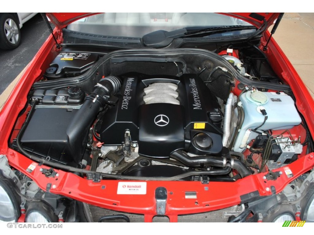 2001 CLK 320 Cabriolet - Magma Red / Ash photo #13