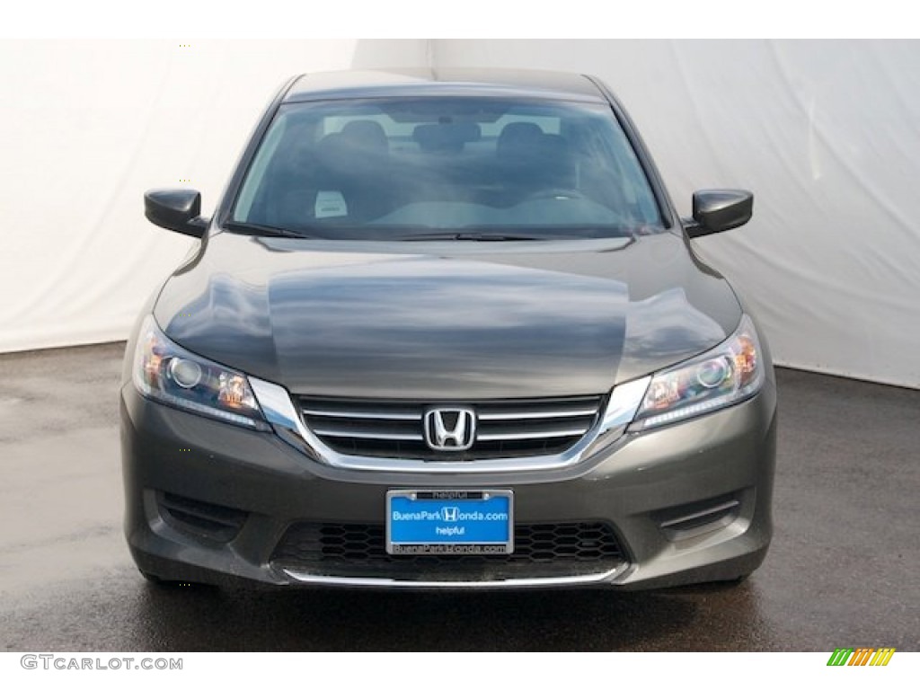 2013 Accord LX Sedan - Hematite Metallic / Black photo #2