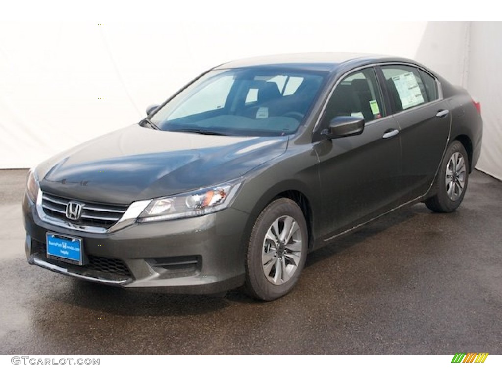 2013 Accord LX Sedan - Hematite Metallic / Black photo #3