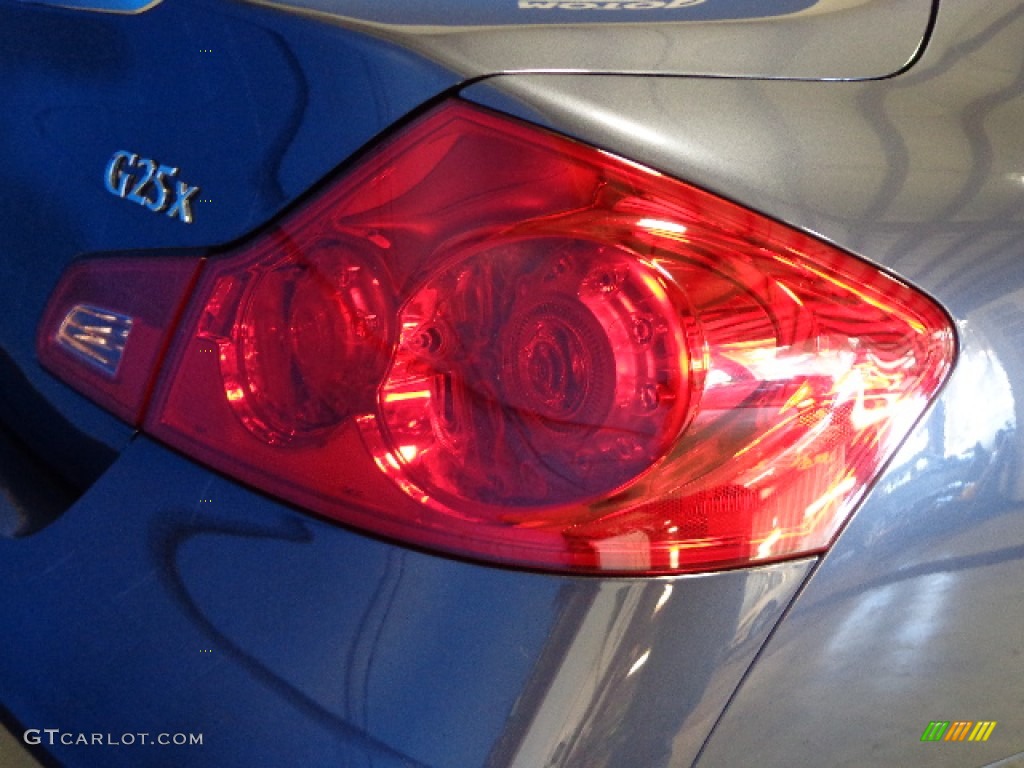 2011 G 25 x AWD Sedan - Blue Slate / Graphite photo #5