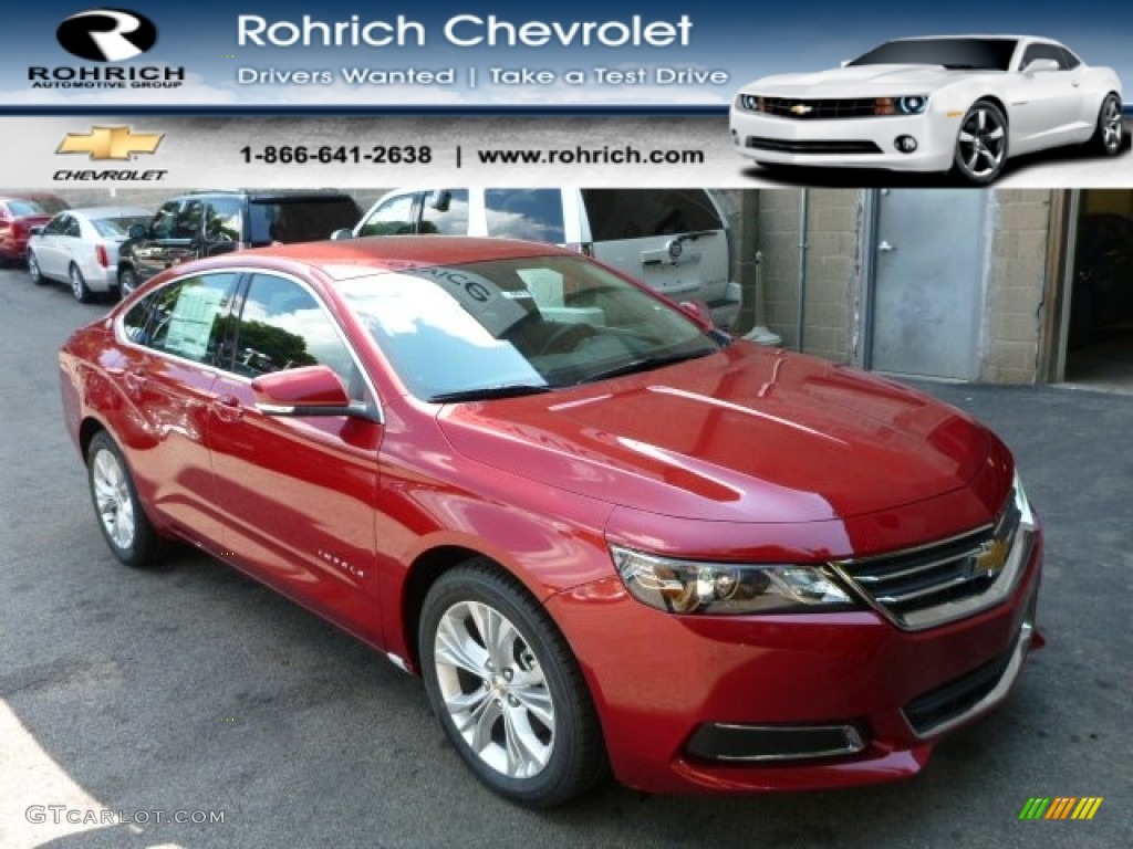 2014 Impala LT - Crystal Red Tintcoat / Jet Black photo #1