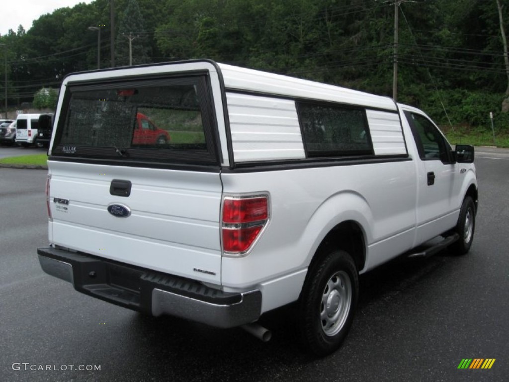 2011 F150 STX Regular Cab - Oxford White / Steel Gray photo #7