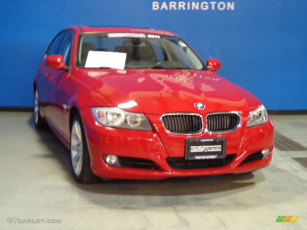 Crimson Red BMW 3 Series