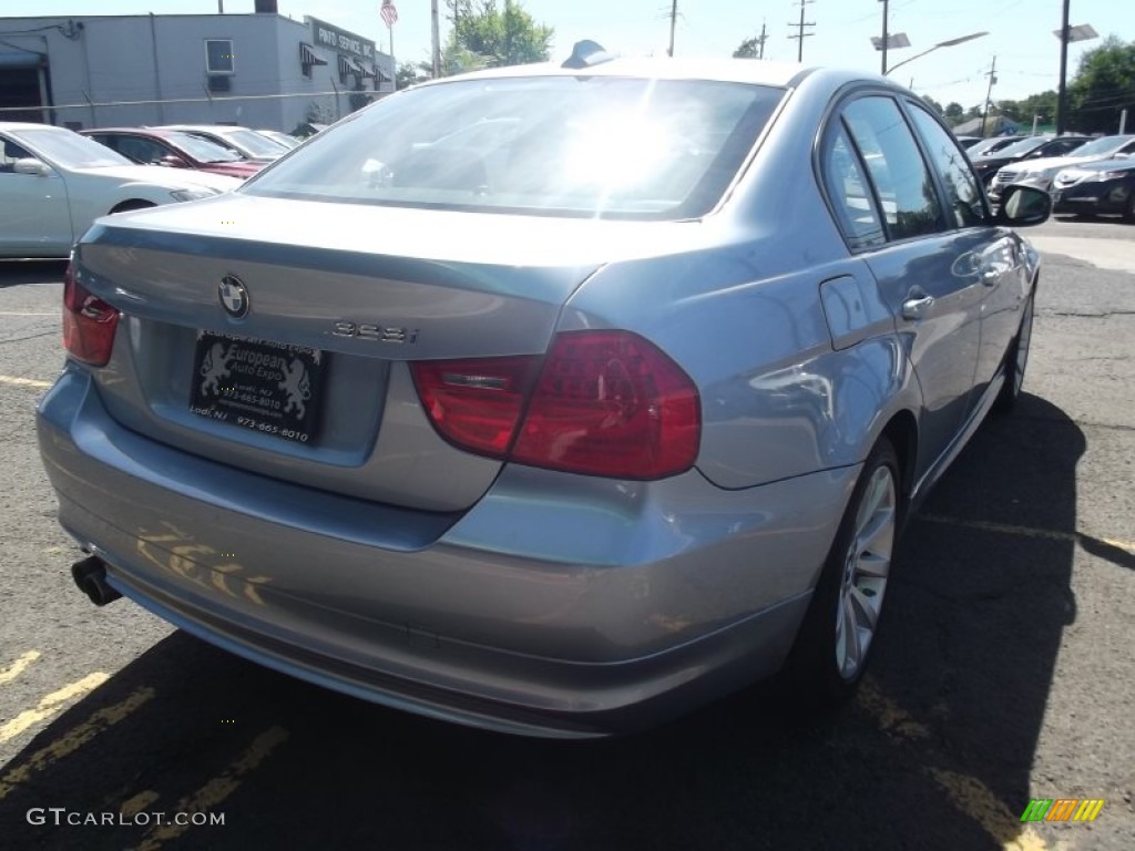 2011 3 Series 328i xDrive Sedan - Blue Water Metallic / Oyster/Black Dakota Leather photo #3