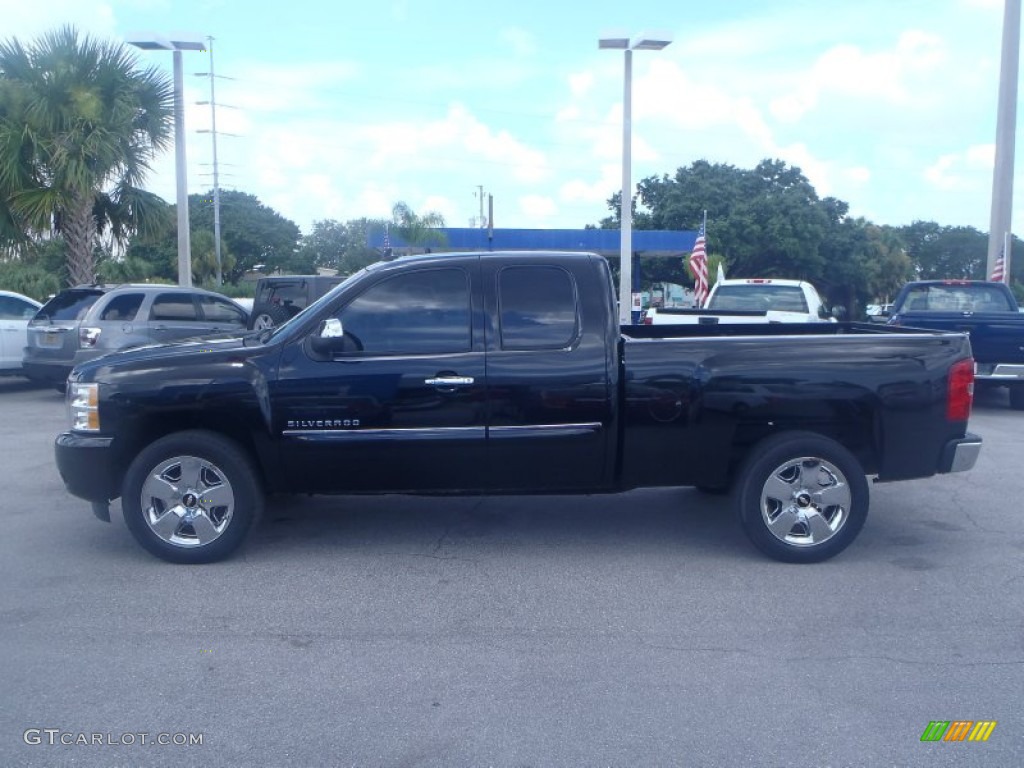 2011 Silverado 1500 LT Extended Cab - Black / Ebony photo #3