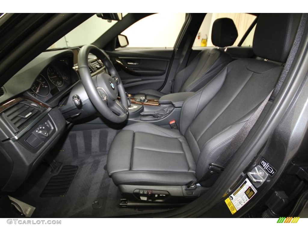Black Interior 2013 BMW 3 Series 328i Sedan Photo #84218231