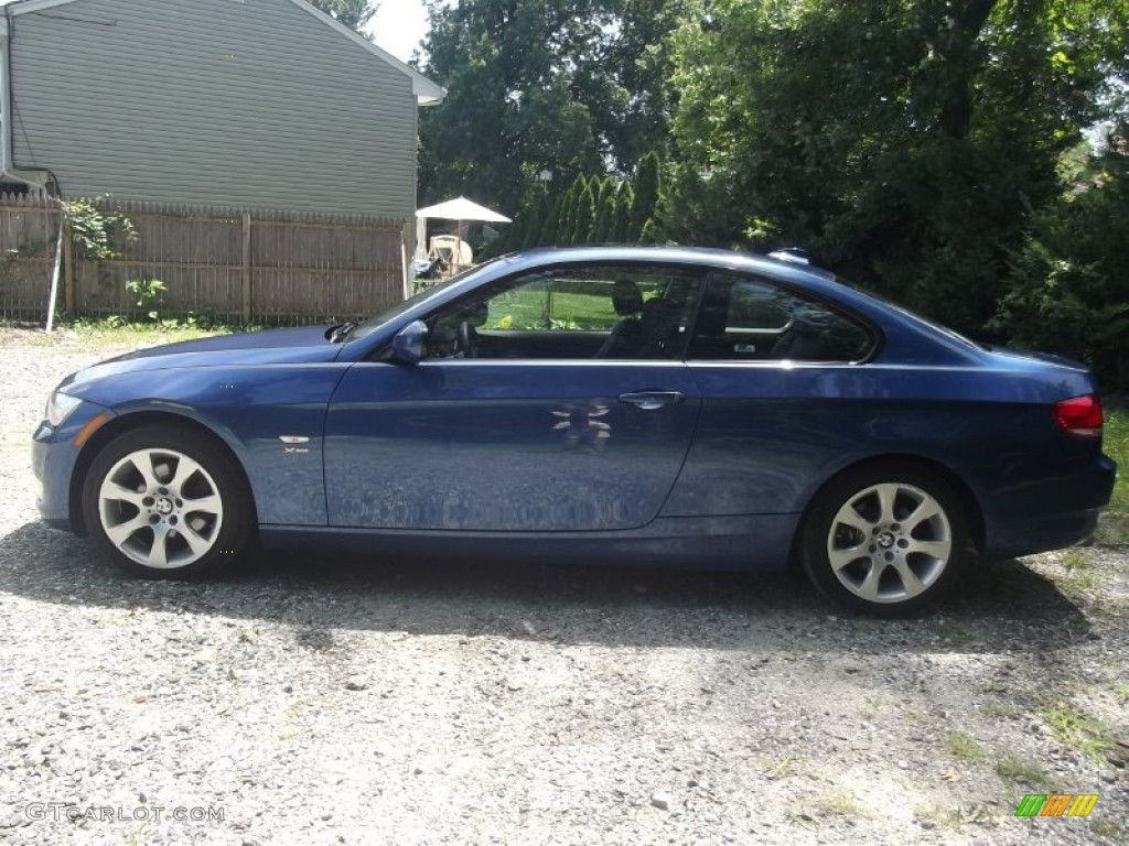 2010 3 Series 328i xDrive Coupe - Montego Blue Metallic / Black photo #6