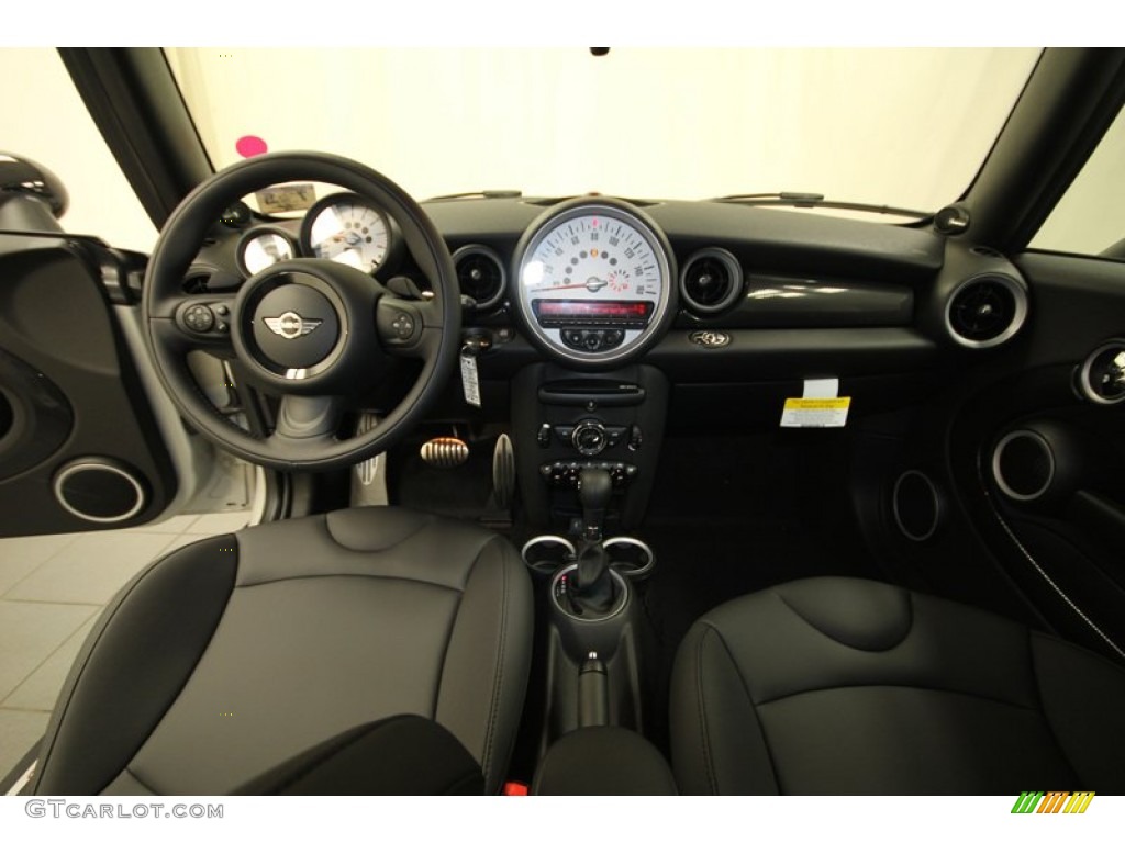 2014 Mini Cooper S Convertible Carbon Black Dashboard Photo #84220229