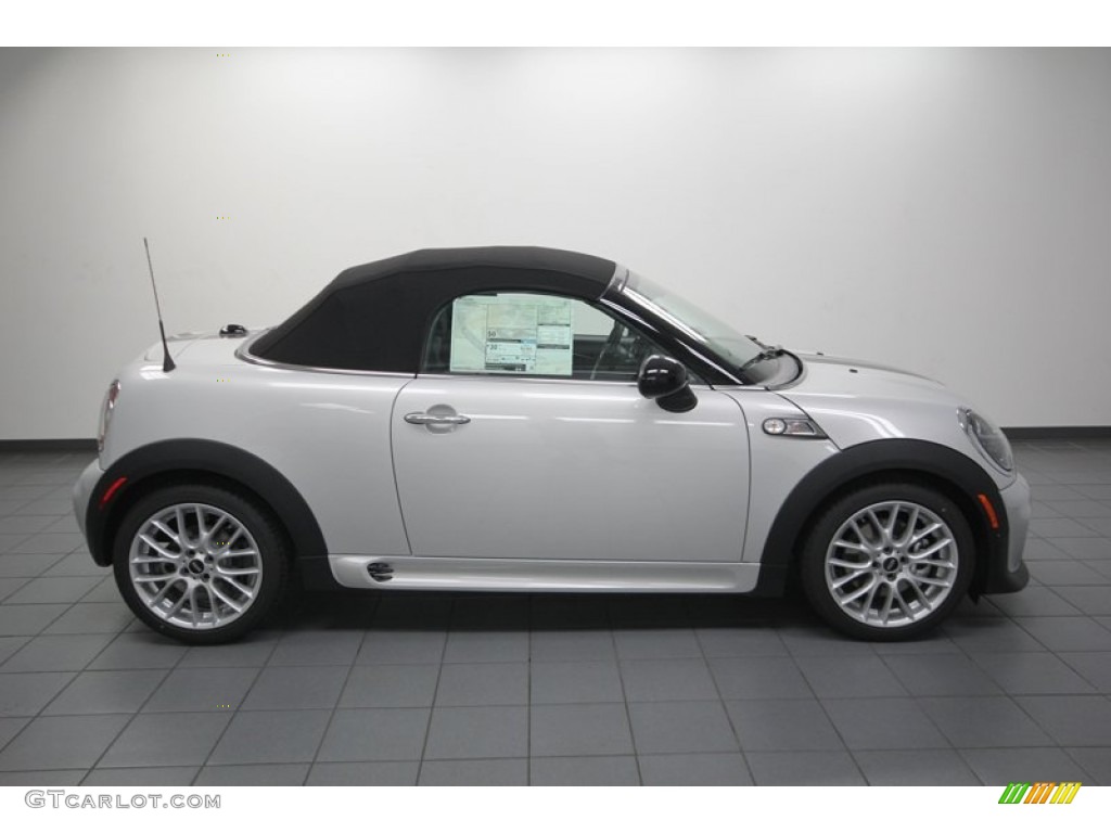 White Silver Metallic 2014 Mini Cooper S Roadster Exterior Photo #84220844