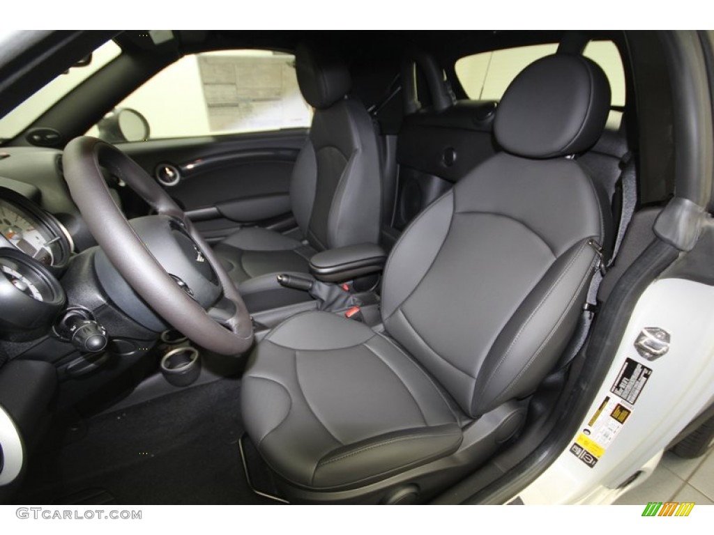 Carbon Black Interior 2014 Mini Cooper S Roadster Photo #84220871