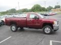 2013 Deep Ruby Metallic Chevrolet Silverado 2500HD LT Regular Cab 4x4  photo #3