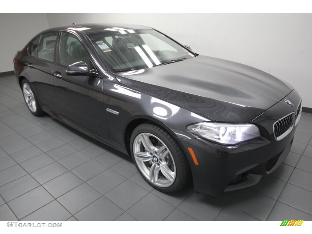 Dark Graphite Metallic 2014 BMW 5 Series 535i Sedan Exterior Photo #84222320