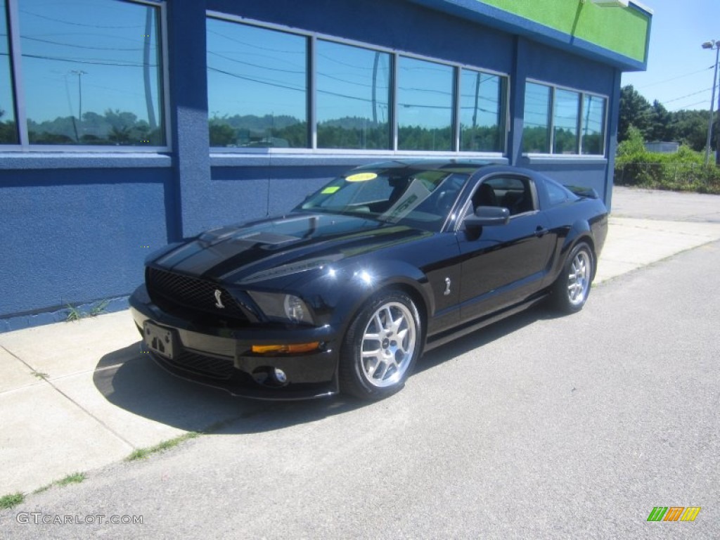 2009 Mustang Shelby GT500 Coupe - Black / Black/Black photo #1