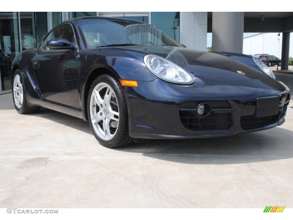 Midnight Blue Metallic Porsche Cayman