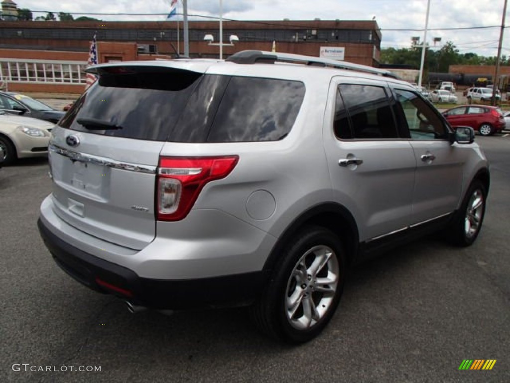 2013 Explorer Limited 4WD - Ingot Silver Metallic / Charcoal Black photo #8