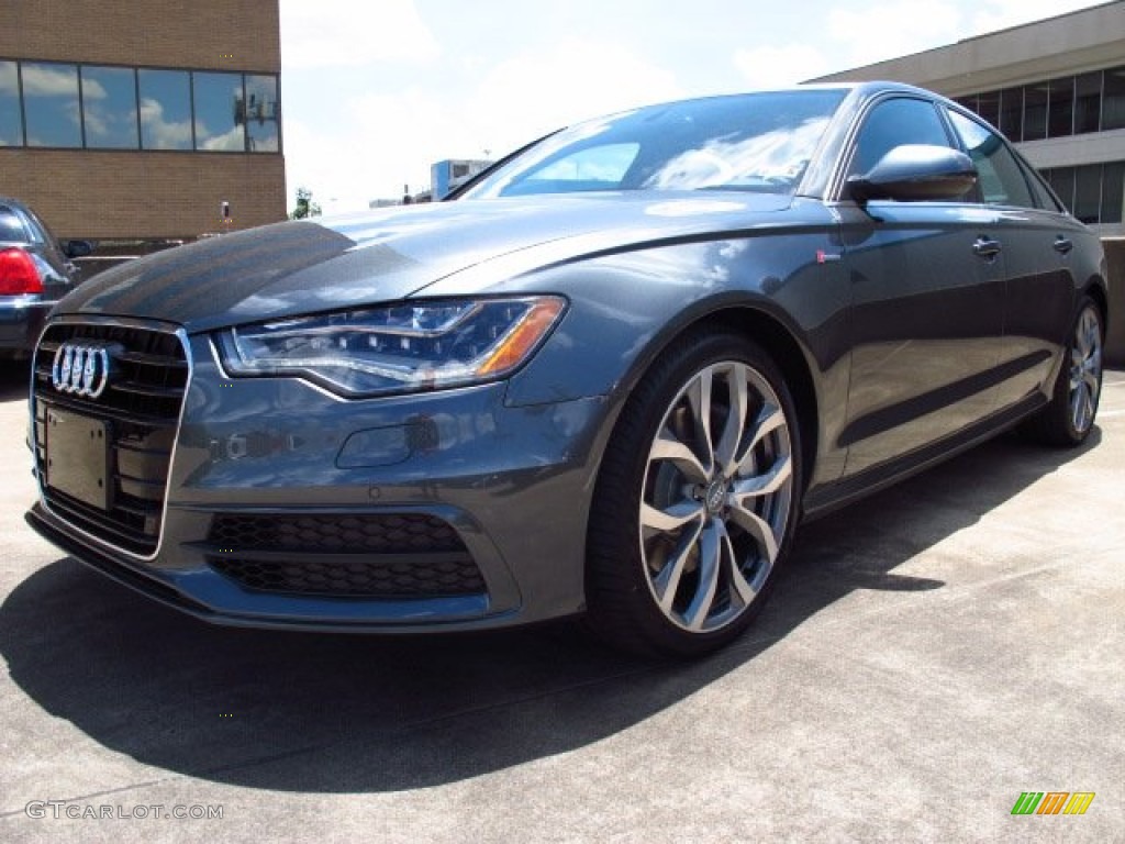 Daytona Grey Pearl Effect 2014 Audi A6 3.0T quattro Sedan Exterior Photo #84223388